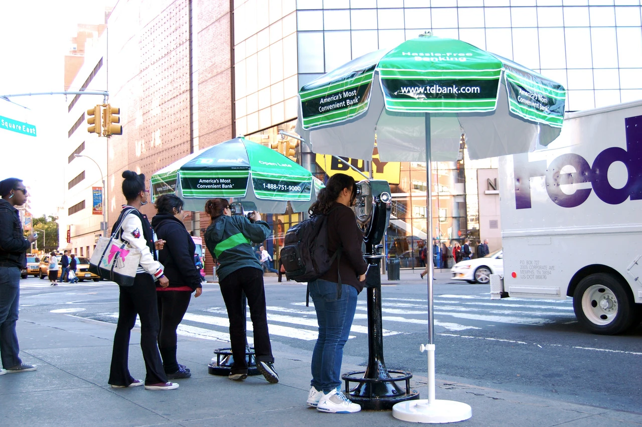 The TD Bank in New York installed the Digital Viewers in Union Street late last year