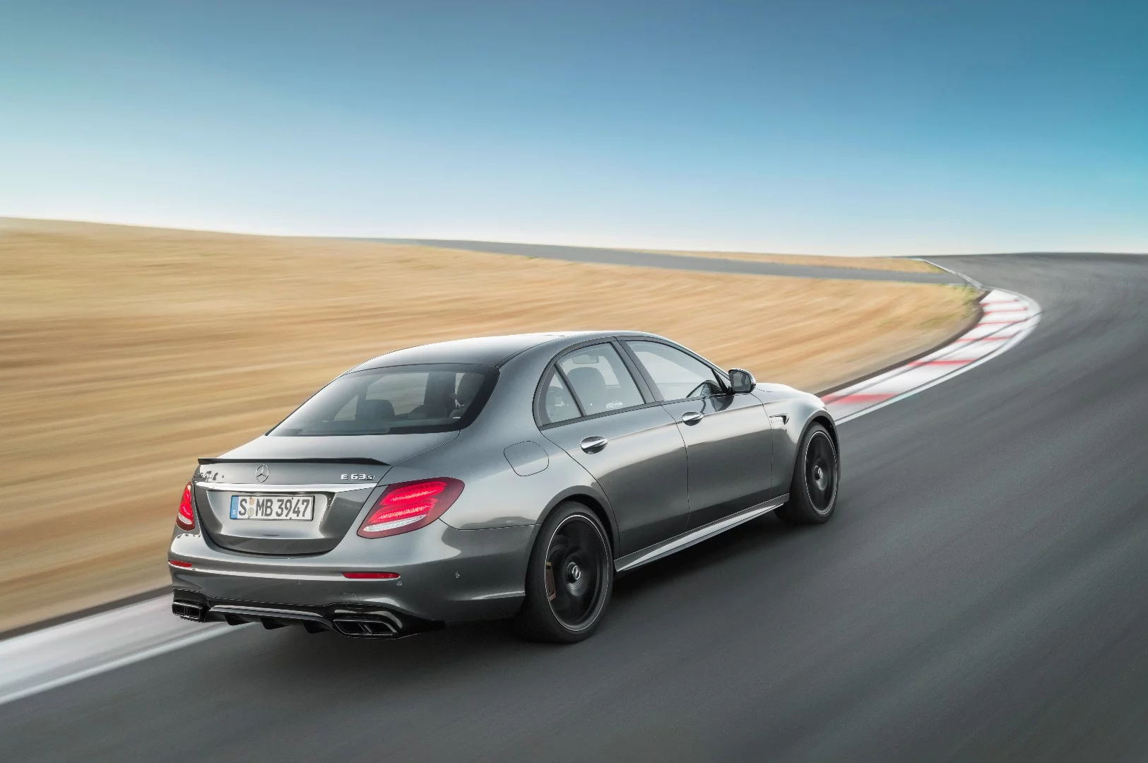 The E63 S will hit 100 km/h in 3.4 seconds