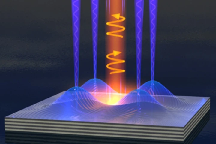 Using a Polariton Bose-Einstein condensate form of "liquid light", researchers have created a nanoscale switch that could help vastly improve the speed and efficiency of future electronic components