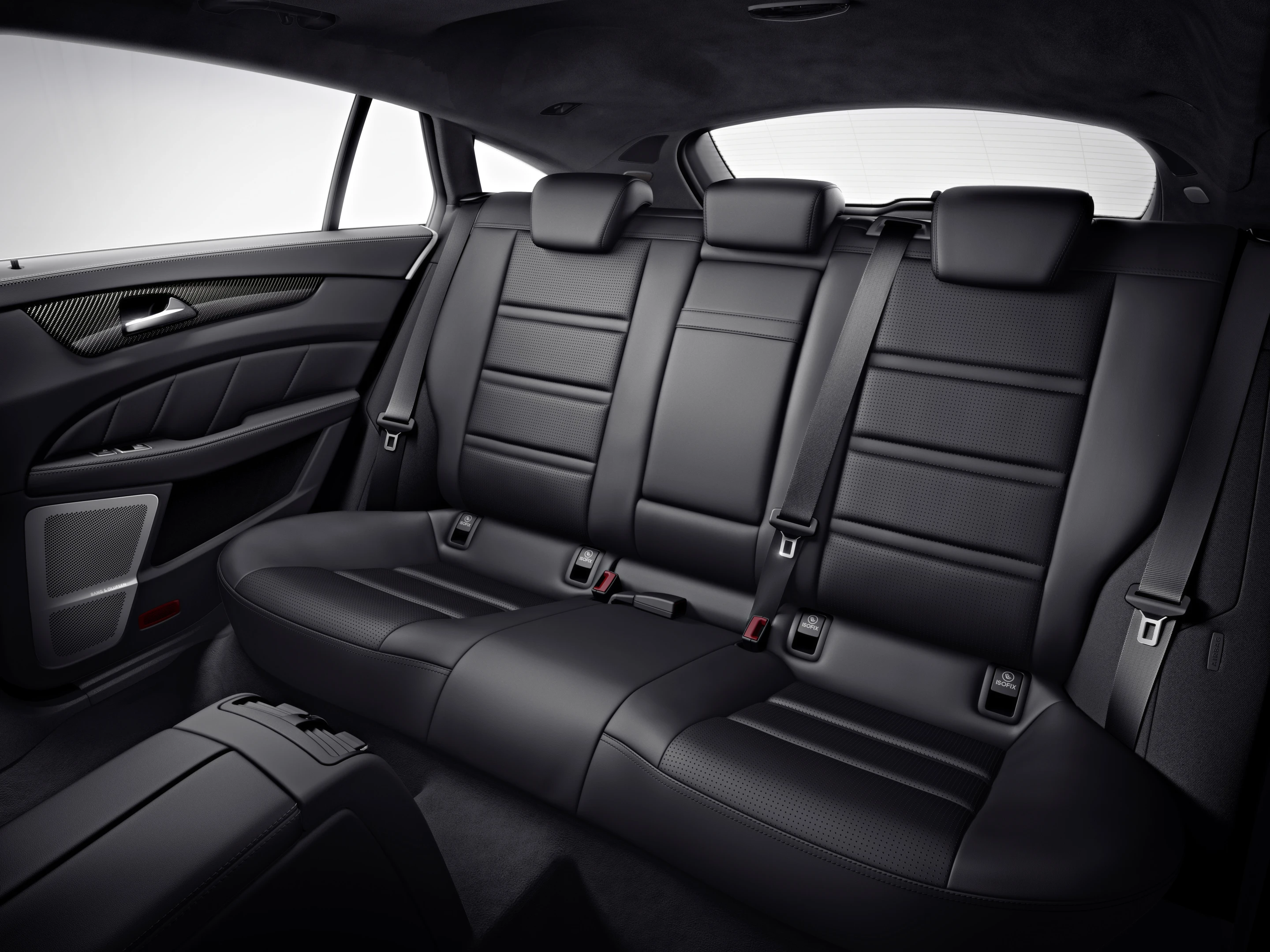 The Mercedes-Benz CLS 63 AMG Shooting Brake rear interior