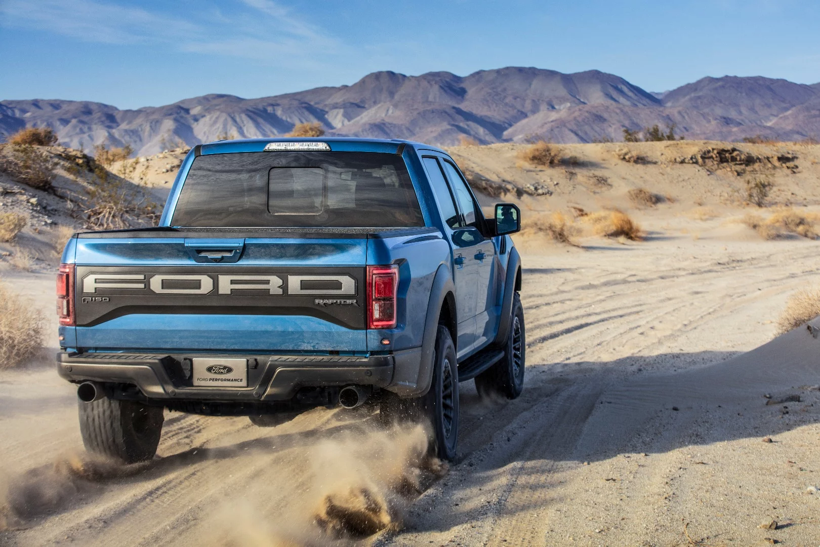 With its 3.5-liter twin turbo V6, the 450-horsepower F-150 Raptor packs plenty of punch, but the way Ford sees it there’s more to off-road muscle than sheer engine power