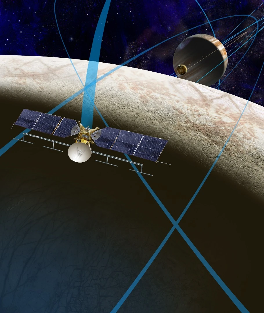 Artist's concept of the Europa Clipper