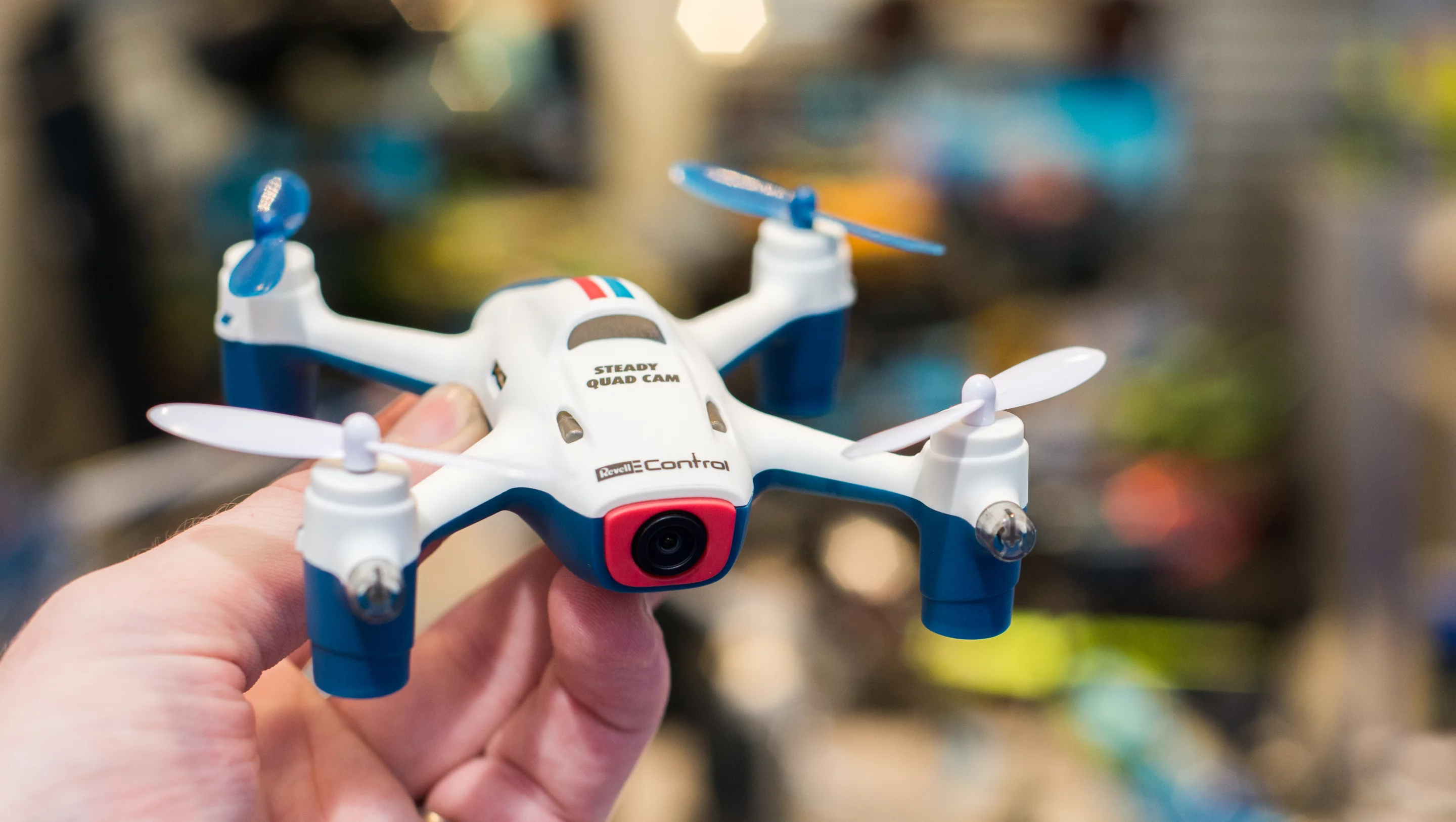 Launching later this year, the Revell Quadrocopter Steady Quad Cam is a entry-level drone which features a built-in HD camera