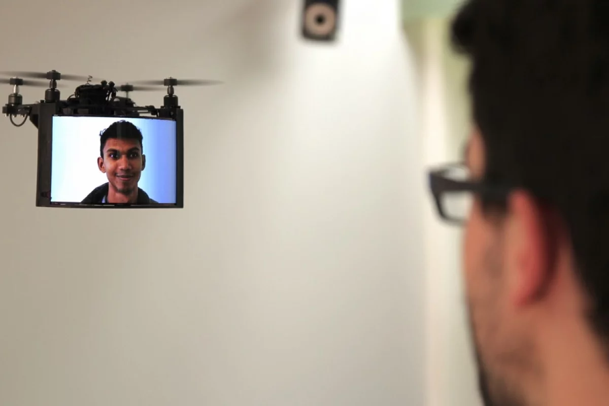 Researchers have created a collaborating swarm of drones that act as 3D pixels (voxels) and promises to create giant, flying interactive displays made up of many thousands of individual pixels