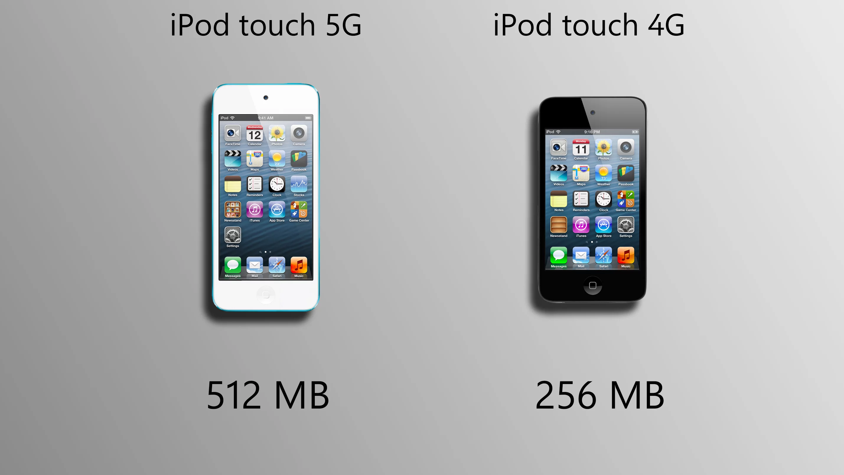 512MB isn't a huge amount of RAM, but it's double what you'll find in the 4G version