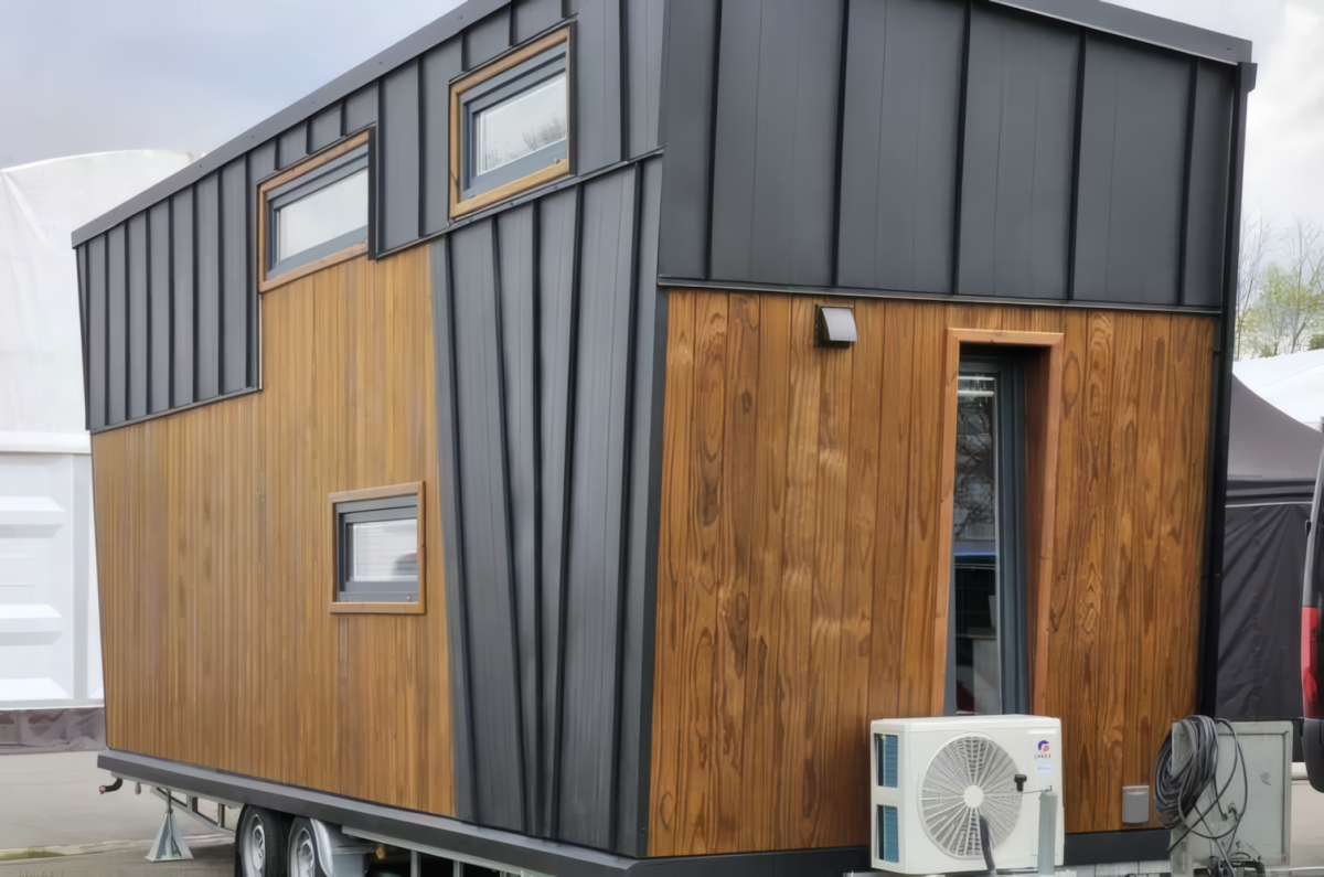Tiny house goes extra-wide to deliver spacious small living