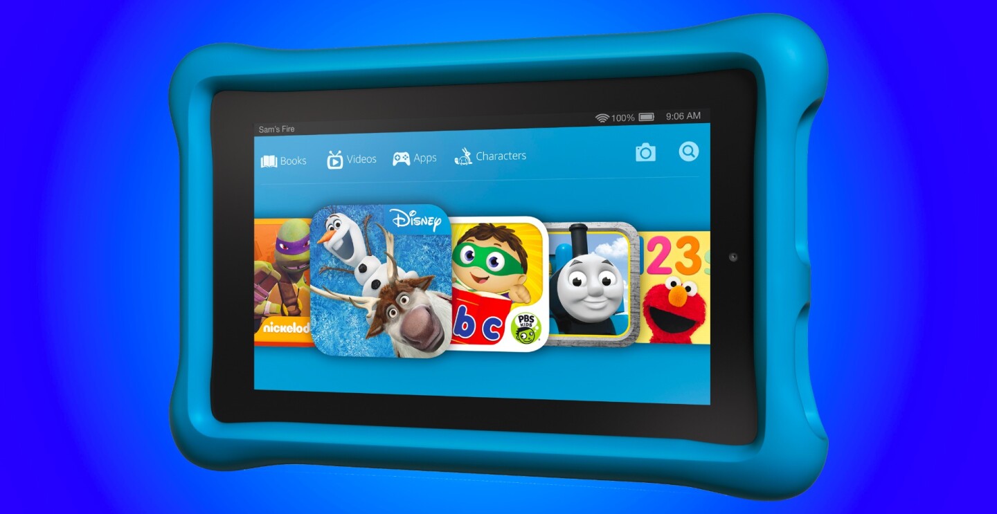 The Fire Kids Edition tablet from Amazon comes with a two-year guarantee which even covers your child breaking it