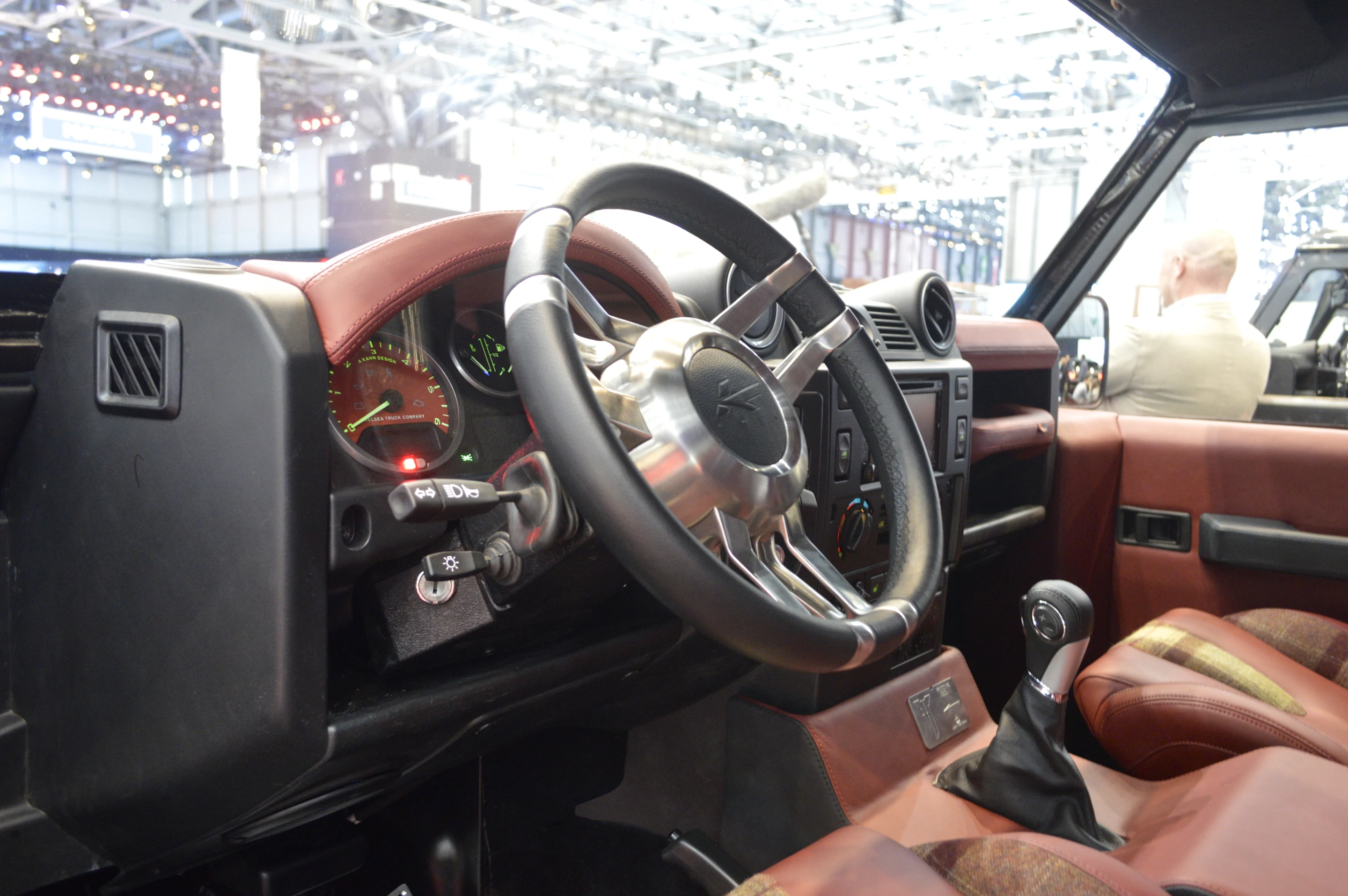 Inside Kahn's Flying Huntsman 110 WB 6x6 (Photo: C.C. Weiss/Gizmag.com)