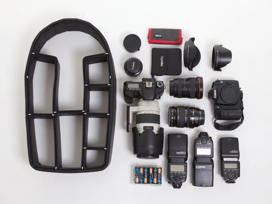 TrekPak lets you equip a standard backpack with an advanced organization system