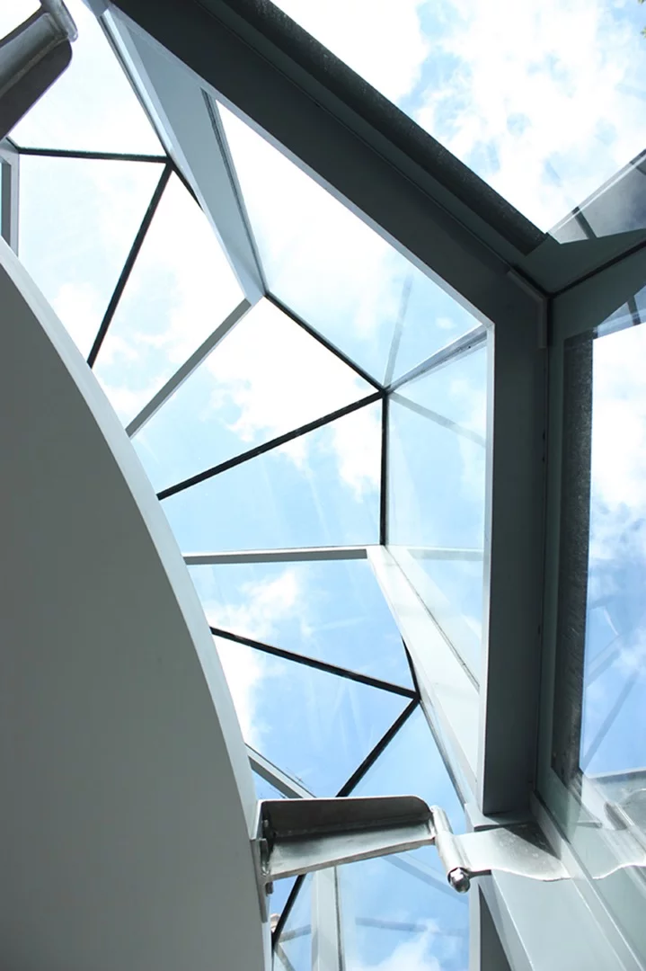 "6 Wood Lane is an exuberant and well-loved home, carefully crafted by its owners as a self-build project over more than 7 years," says RIBA's judges. "Its idiosyncratic style connects each design aspect; from its curving form hovering above the street, to the detail of a chain operated roof light."