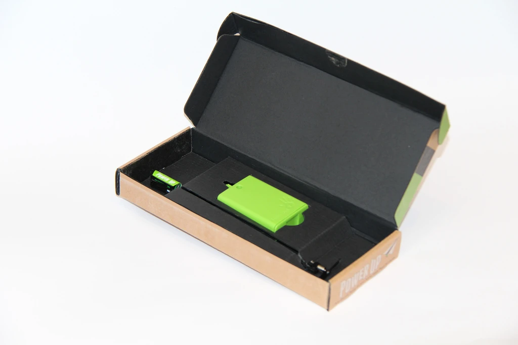 The Power Up electric power module allows users to mount an electric propeller on their paper airplanes