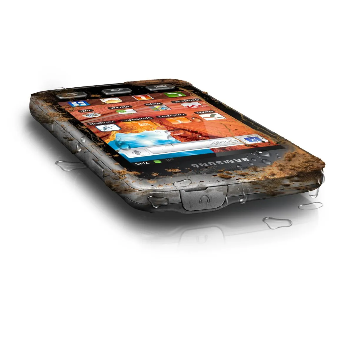 The IP67-certified Samsung Galaxy Xcover will be one of the world's few rugged Android touchscreen smartphones