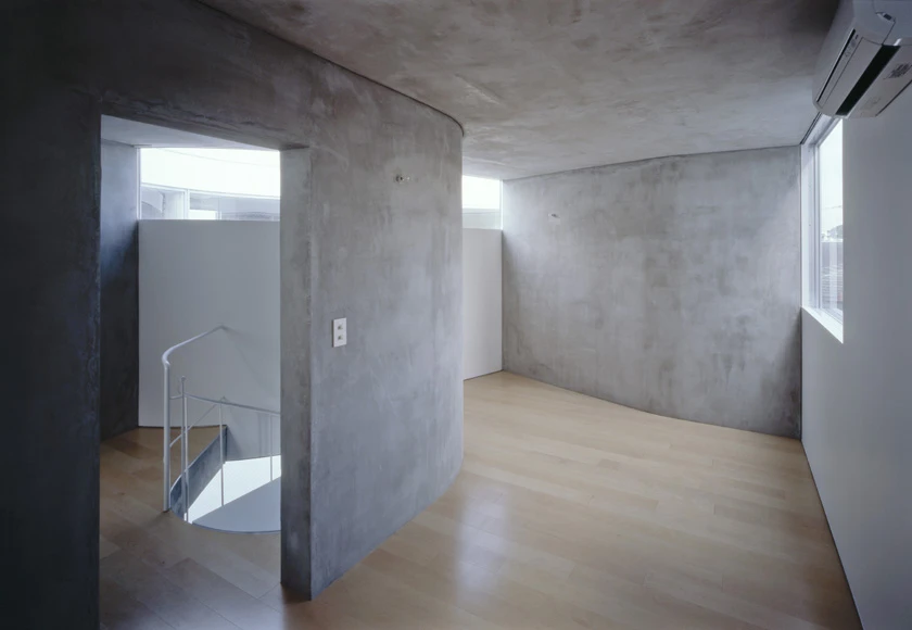 Photography of the apartment interiors reveal incredibly efficient if compact living spaces for one, and the interior layout of the block as a whole is a veritable rabbit warren of a design