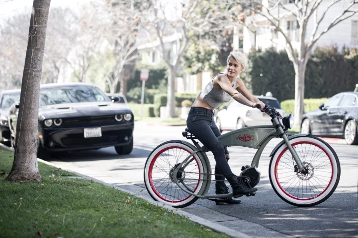 The Ruffian e-bike is available in three different colors