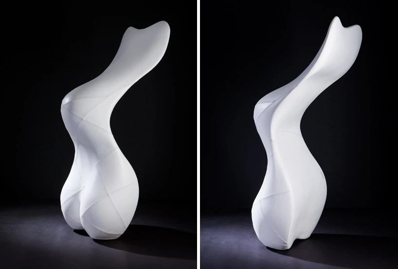 When standing vertically the Bodice Rocker takes on the appearance of a rather shapely sculpture (Photo: Splinter Works)