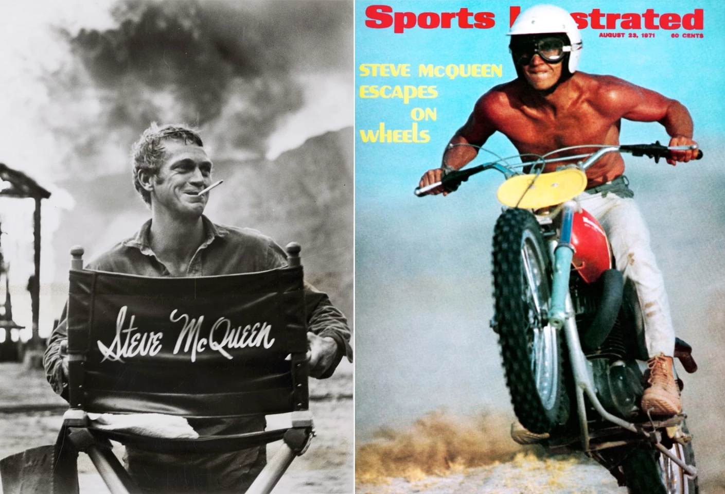 Motorcyclists and motorsport enthusiasts love the authenticity of Steve McQueen.