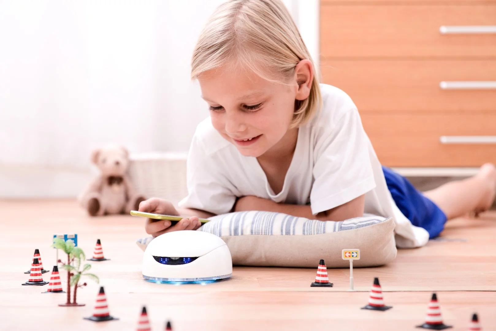 Vortex is an interactive robot toy which aims to be fun for children to play with, while teaching them to program