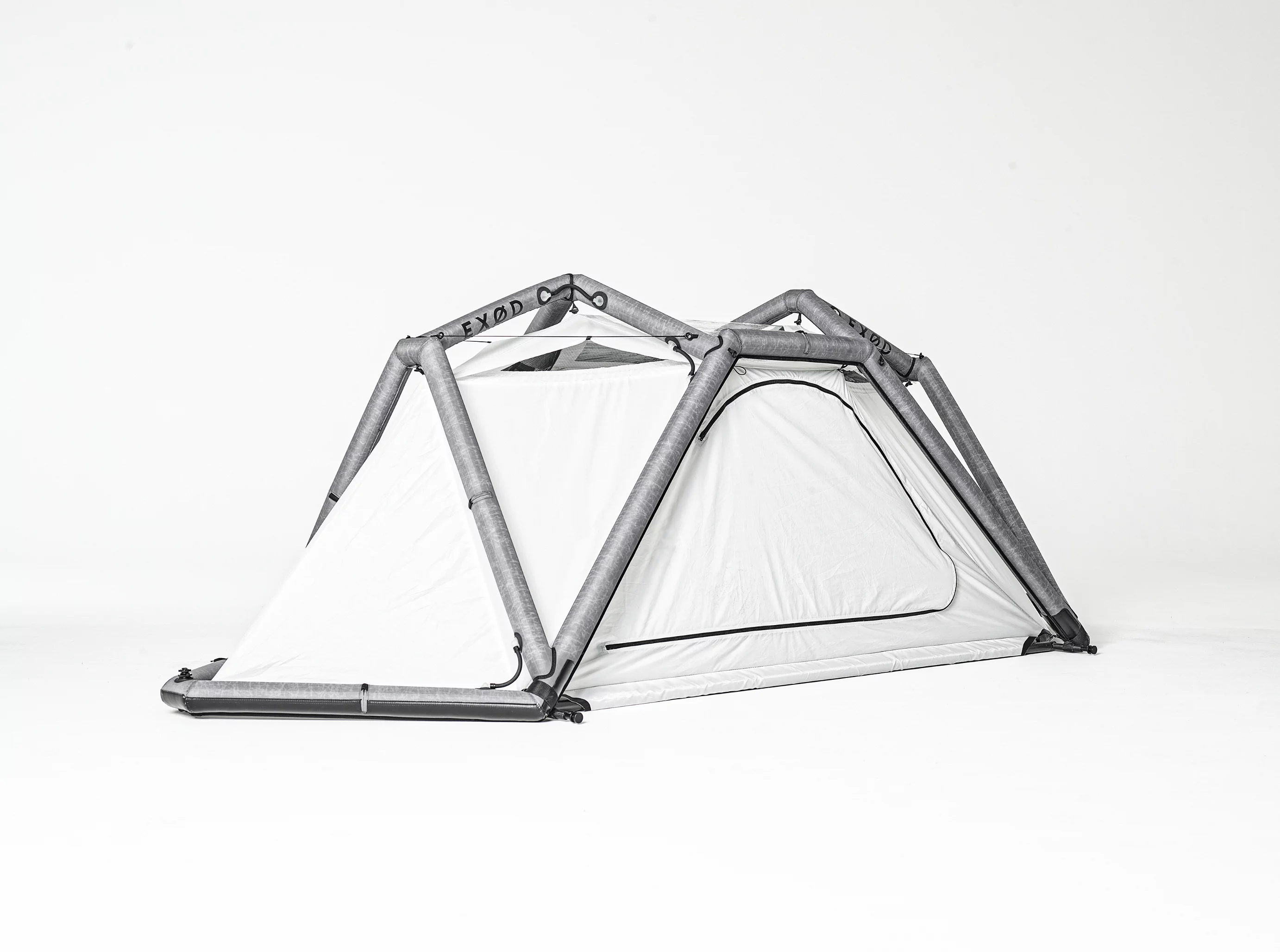 Exod plans to sell the Home just as a ground tent and as a full kit with hanging hardware