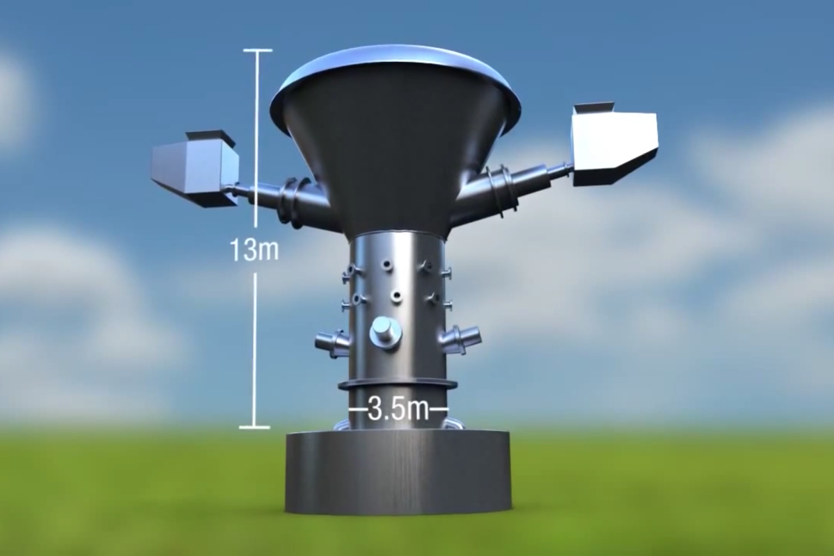 The heart of a new "greener than green" hydrogen production facility design planned for Lancaster, California