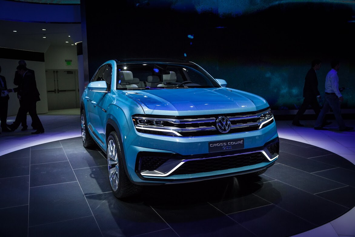Expect to see design cues from the concept's front-end show up on VW's production lines (Photo: Loz Blain/Gizmag)