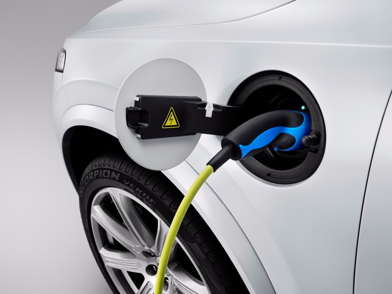 The XC90 SUV with plug-in hybrid powertrain