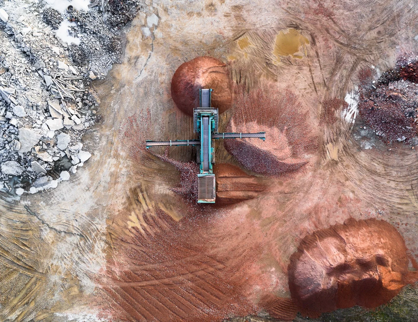 The Quarry Series: Open pit mining is the way most raw materials for construction are gathered from the ground