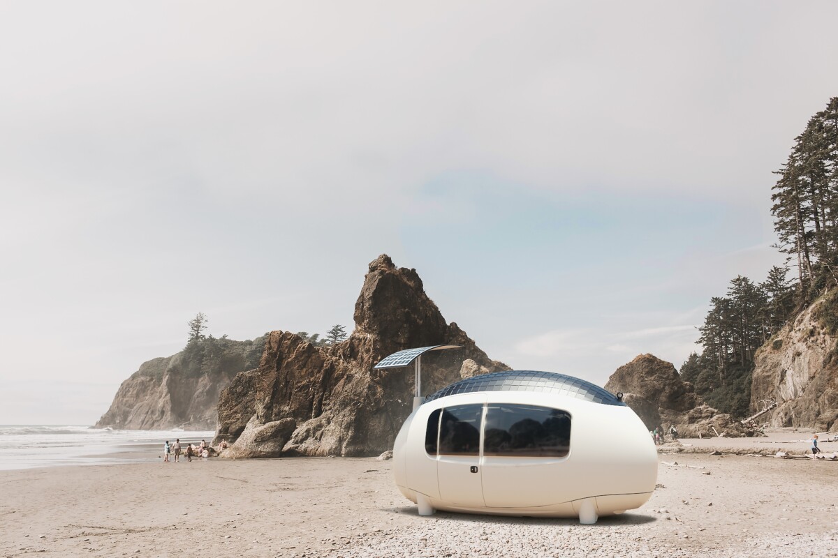 The Space by Ecocapsule is the latest iteration of Ecocapsule's egg-shaped dwellings