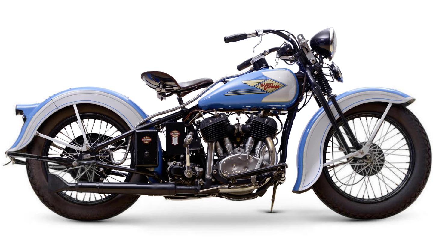 This 1935 Harley-Davidson 1,200cc Model VD, Lot 34 at Bonhams Lonatti Collection Sale (17-Oct-15) is estimated to sell for between £20,000 and 25,000 ($31,000 and $38,500)
