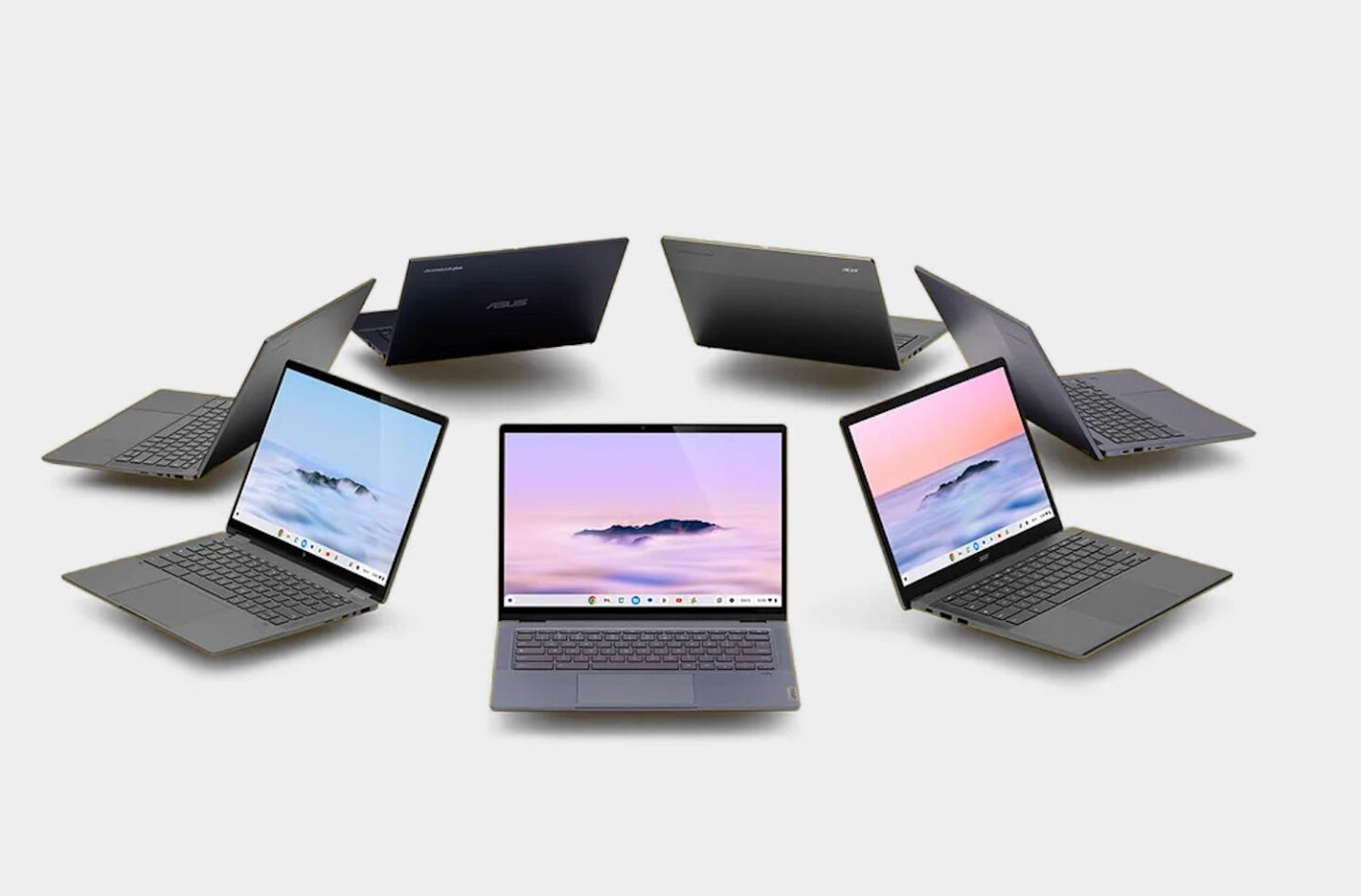 Chromebook Plus launches with two models from each of Google's partner manufacturers - Acer, Asus, HP and Lenovo