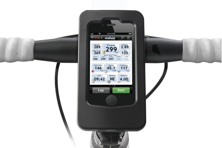 The Bike Pack for iPhone from Wahoo includes a weatherproof phone case that incorporates an ANT+ transceiver, a speed and cadence sensor and an iOS fitness app - transforming the smartphone into a bike computer