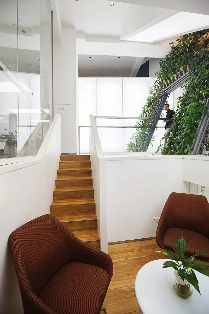 The system is clean and low maintenance