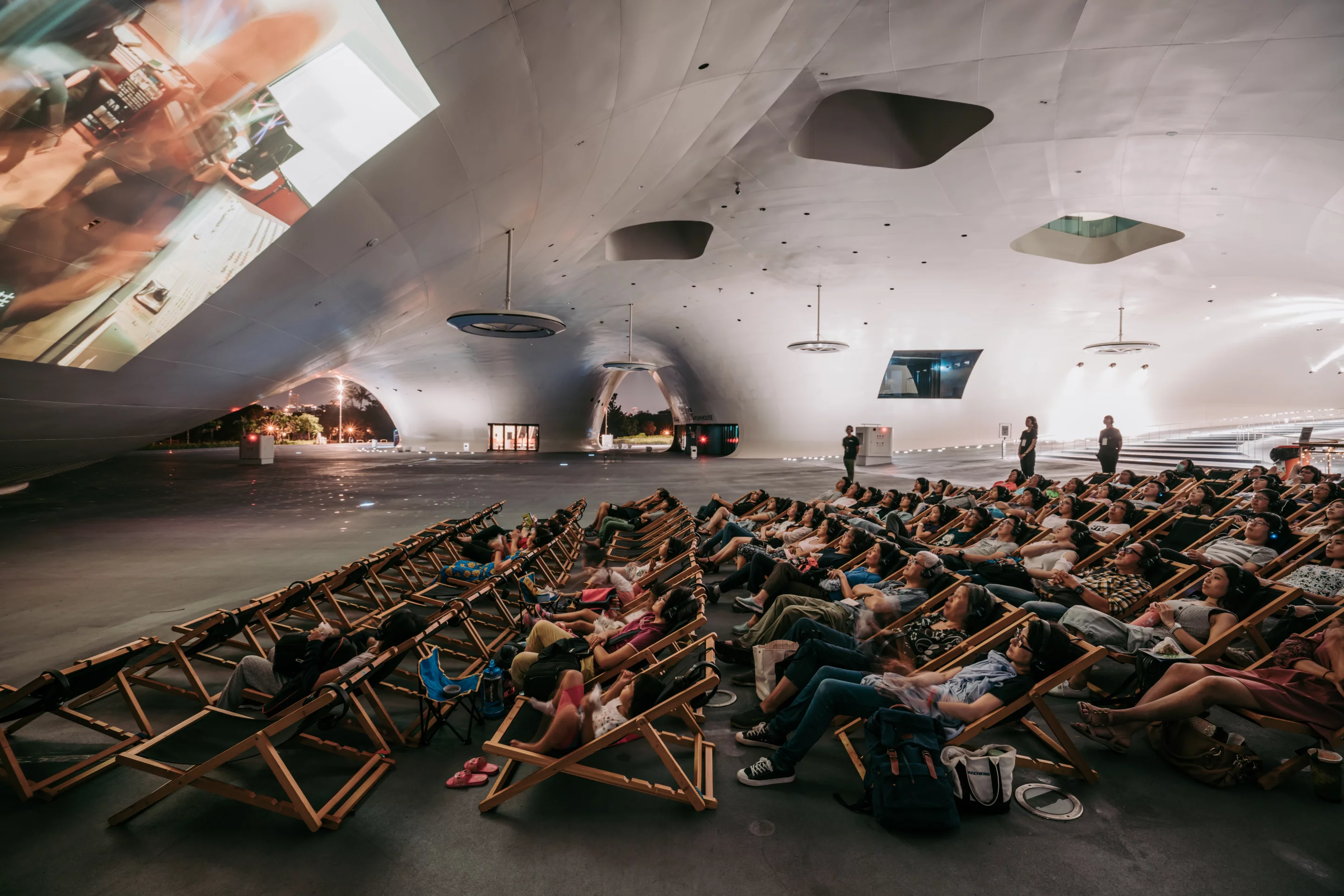 Opening festivities at the National Kaohsiung Centre for the Arts in Taiwan