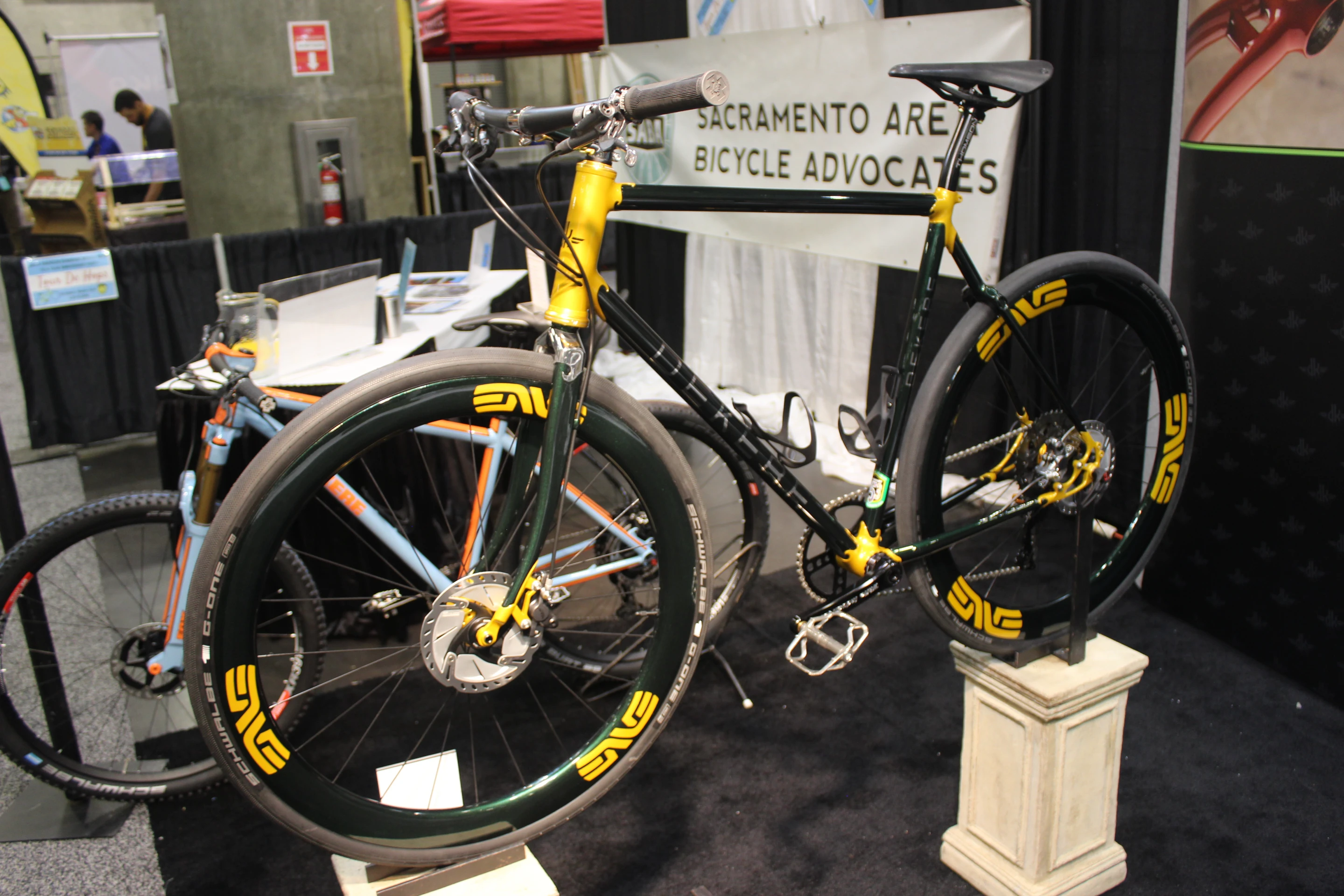 This stainless steel commuter/rigid mountain bike from Dekerf Cycle Innovations is quite the work of art