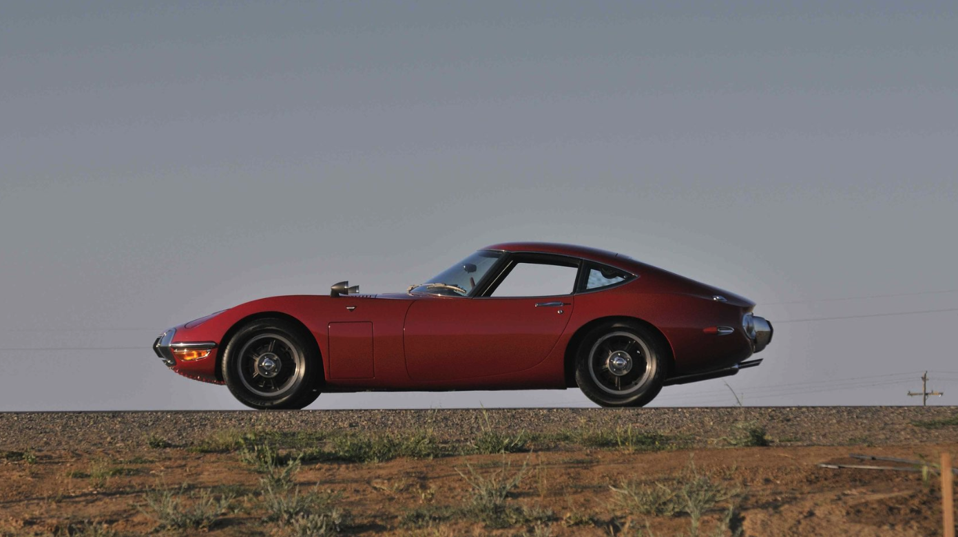Mecum sold this 1967 Toyota 2000GT for $925,000 at Indianapolis, 2015