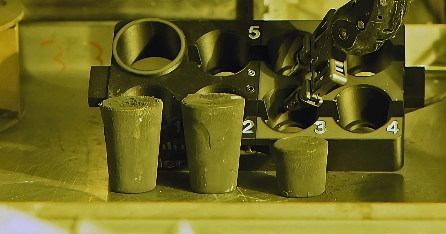 High-assay low-enriched uranium (HALEU) ingots made of spent nuclear rods from the EBR-II nuclear powerplant