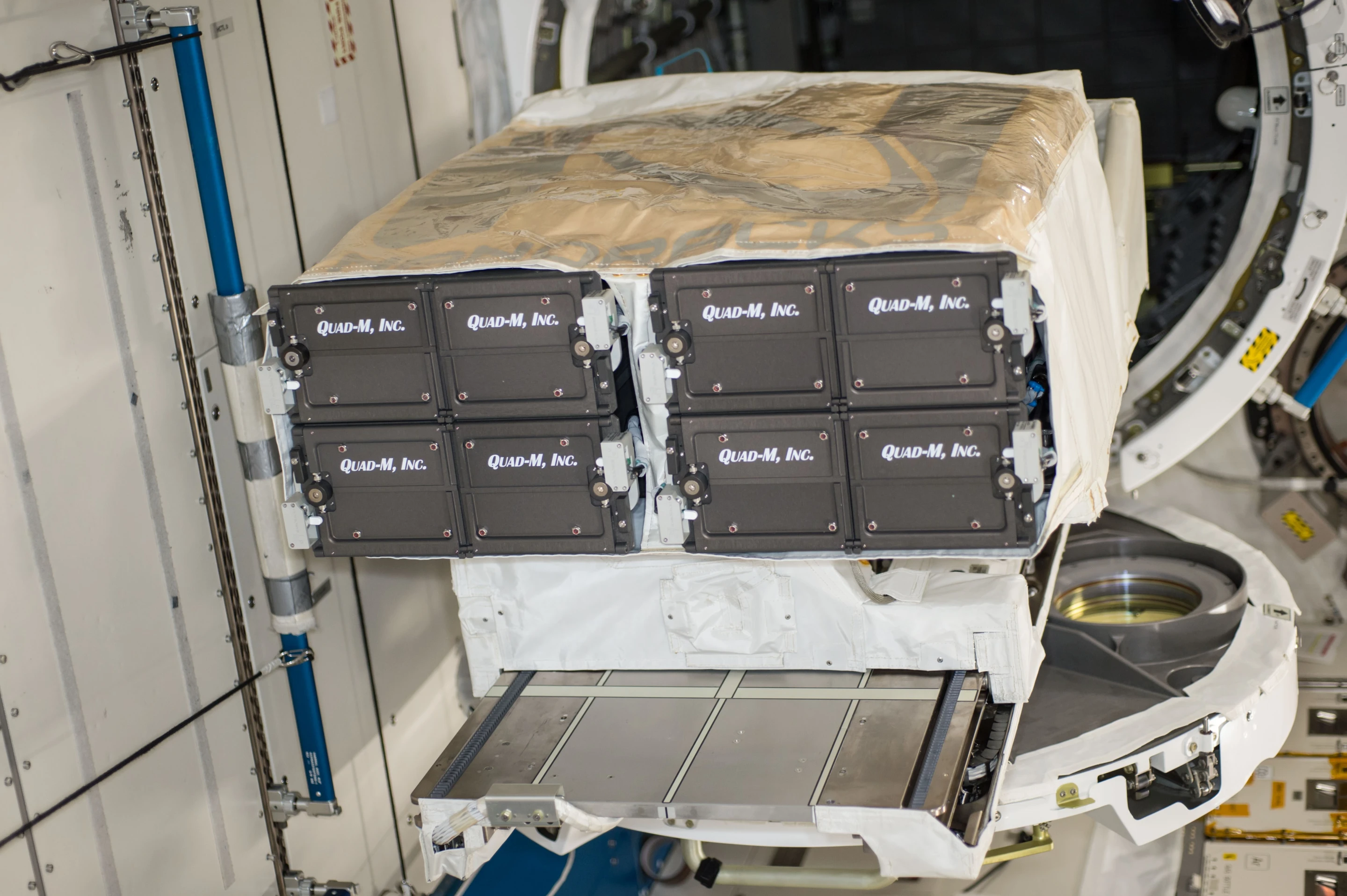 TechEdSat-4 integrated into the NanoRacks Deployer (Image: NASA)