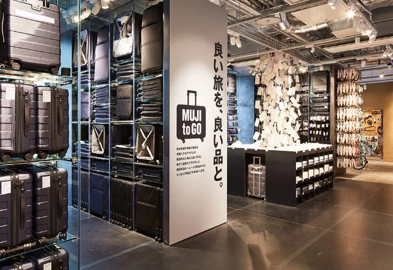 Inside the Muji flagship store