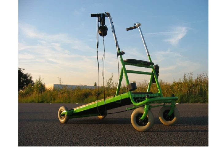 The Ooms Rollator ... finally you can get somewhere on a treadmill