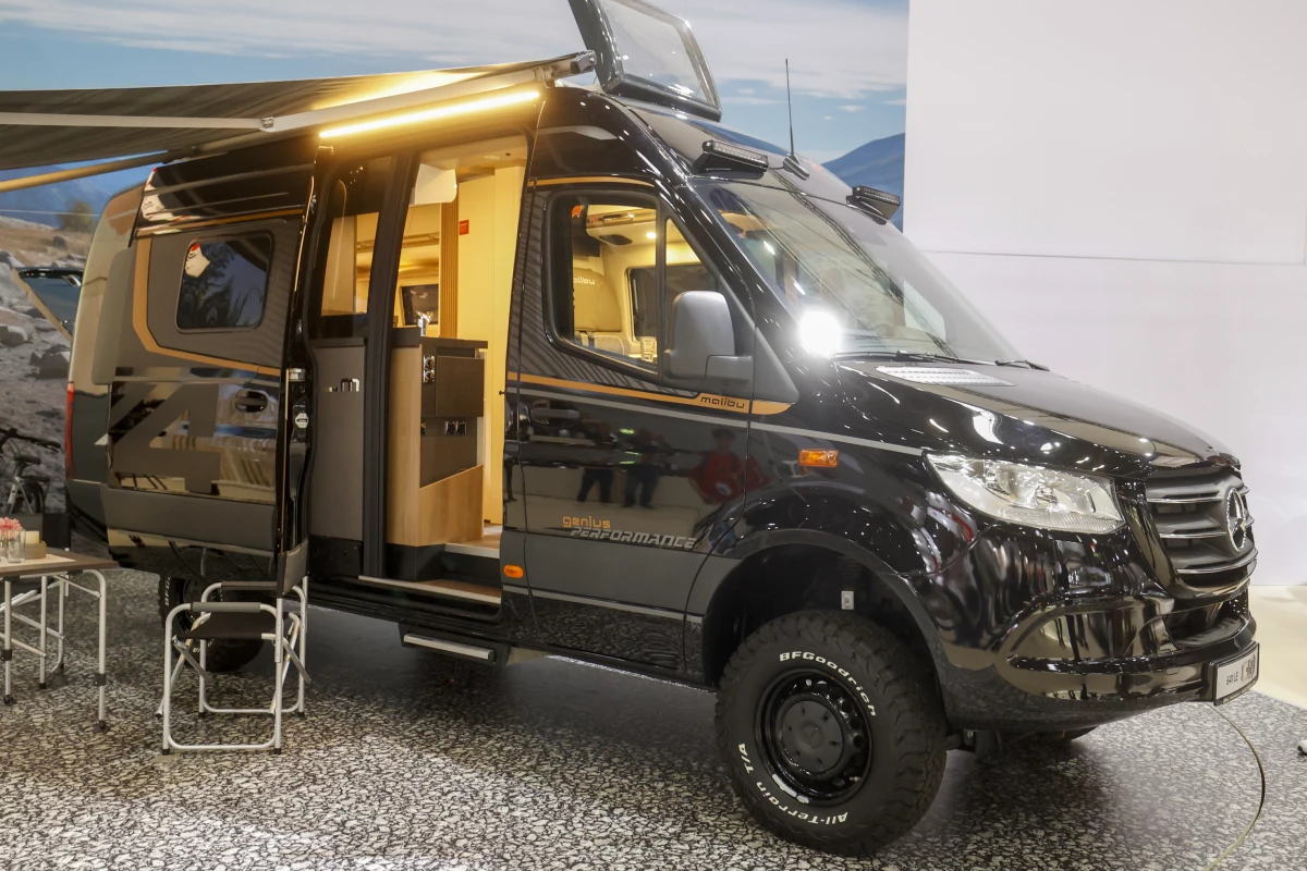 Malibu debuts the all-new Genius Performance 4x4 camper van at the 2024 Düsseldorf Caravan Salon