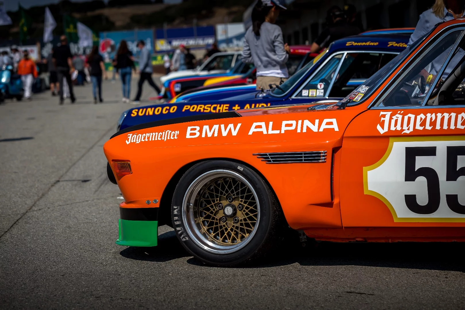 Detail shot of Alpina special's splitter and nose treatment