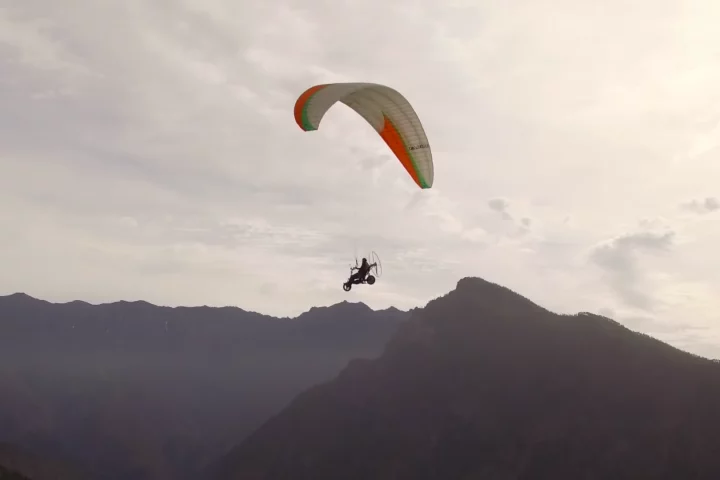 Thomas Senkel flies Skyrider One on its maiden test flight at La Palma in the Canary Islands