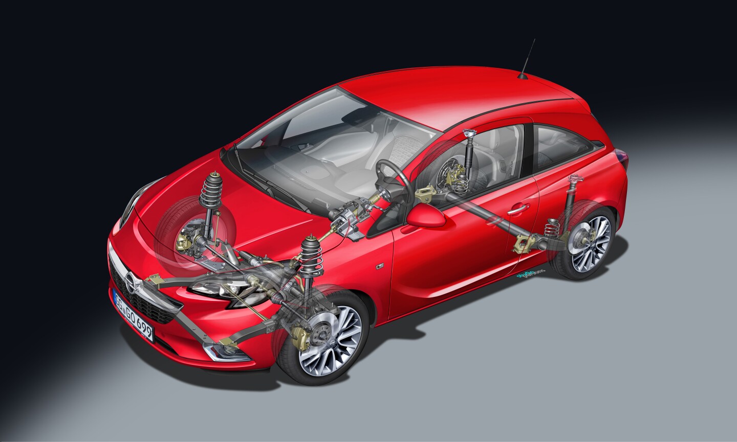 The Corsa's chassis is brand new