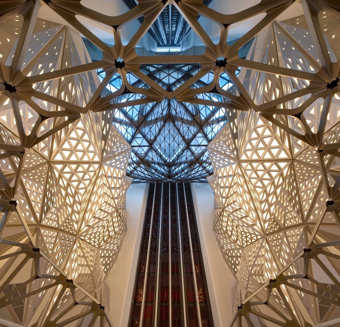 Morpheus Hotel serves as a new flagship hotel for the City of Dreams resort in Macau, China
