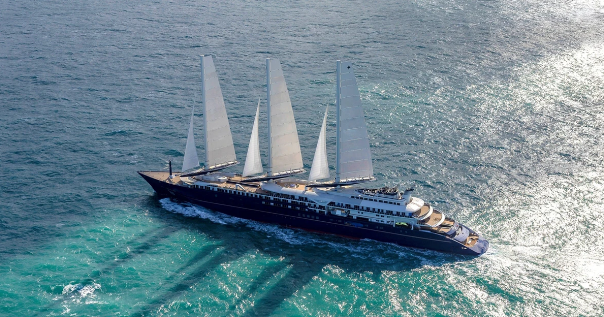 World’s largest sailing cruise ship blends luxury with green tech