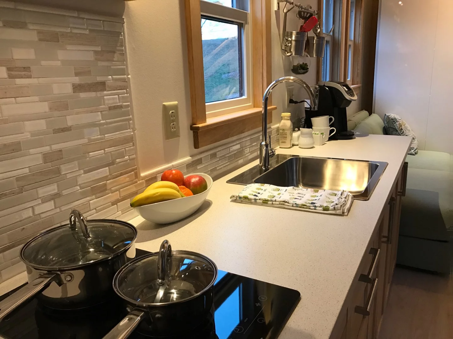 The Amsterdam 24's kitchenette