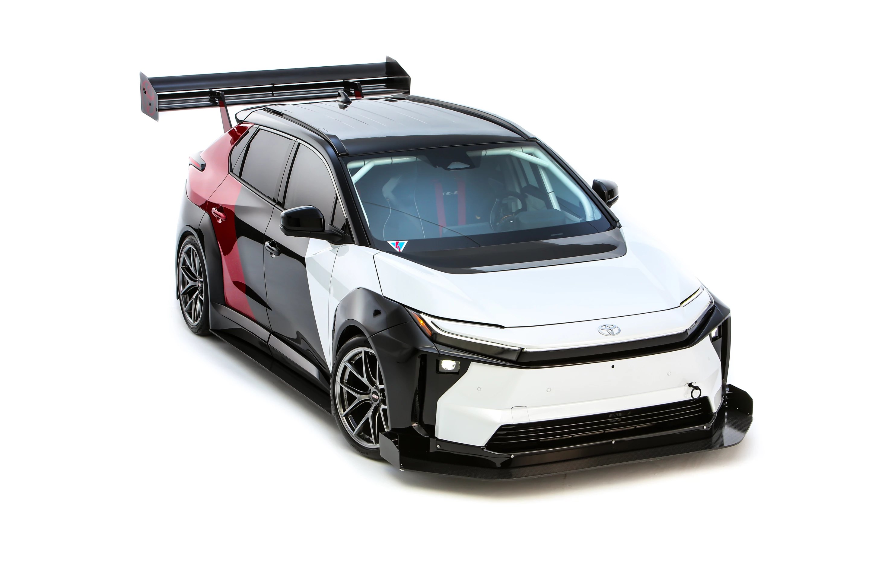 The Toyota bZ Time Attack Concept was designed to explore the performance potential of the battery-electric car