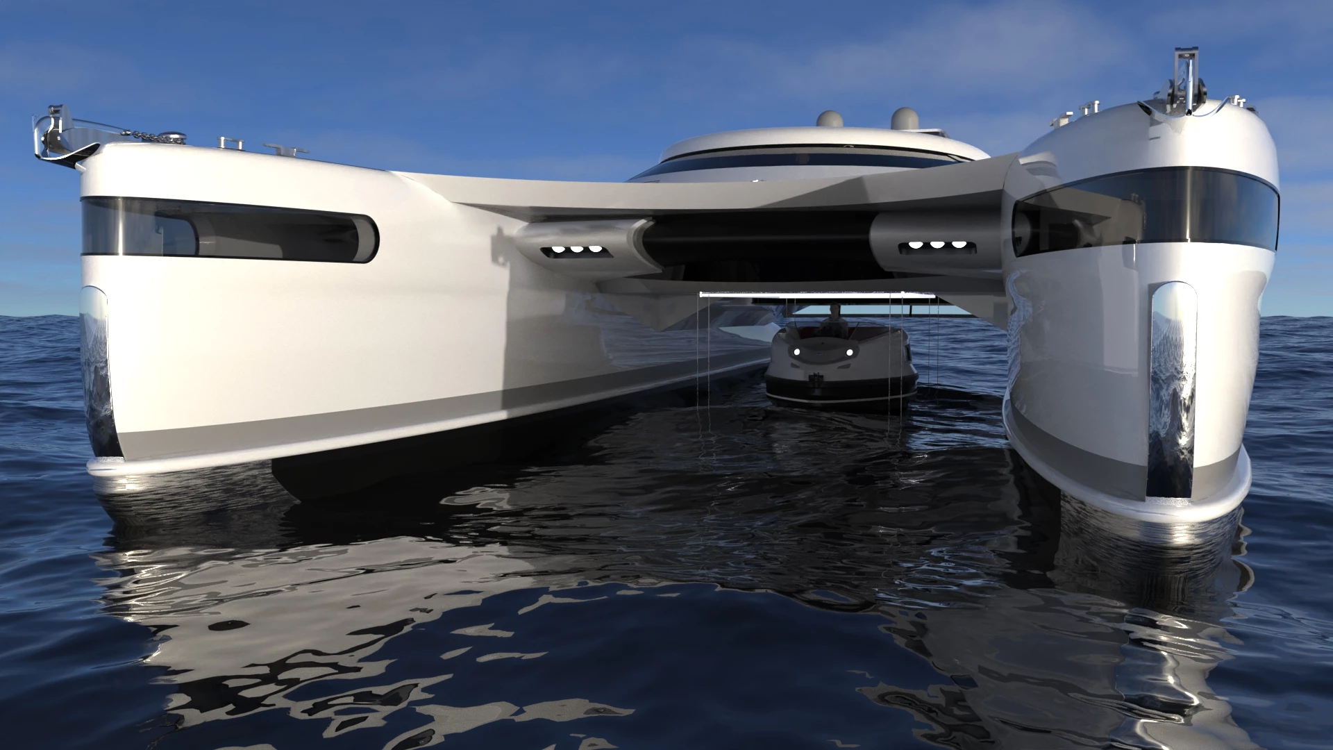 Renowned Italian yacht design firm Lazzarini has unveiled designs for a solar-powered amphibious "crabmaran"