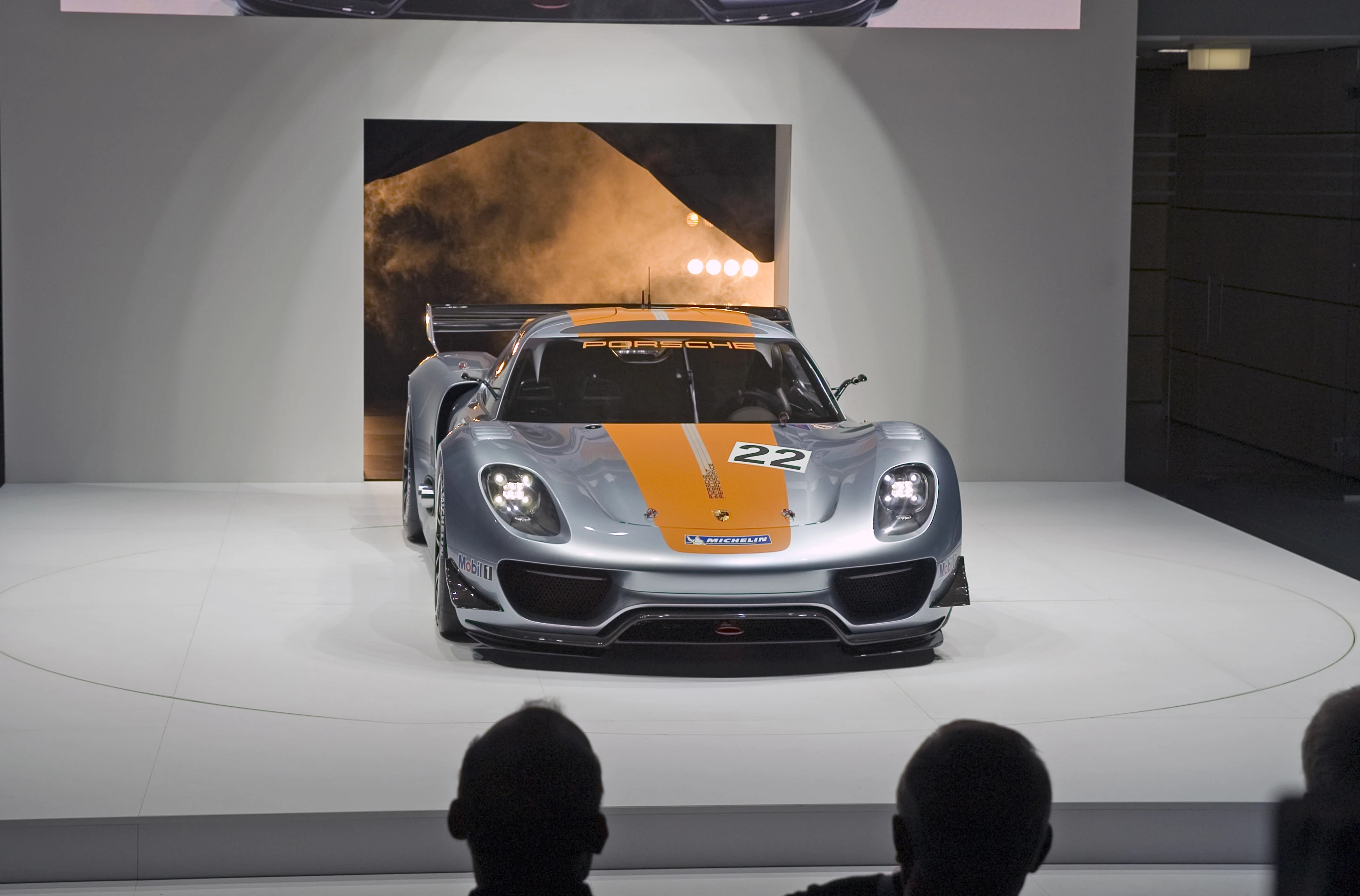 The Porsche 918 RSR debuts at the 2011 North American International Auto Show