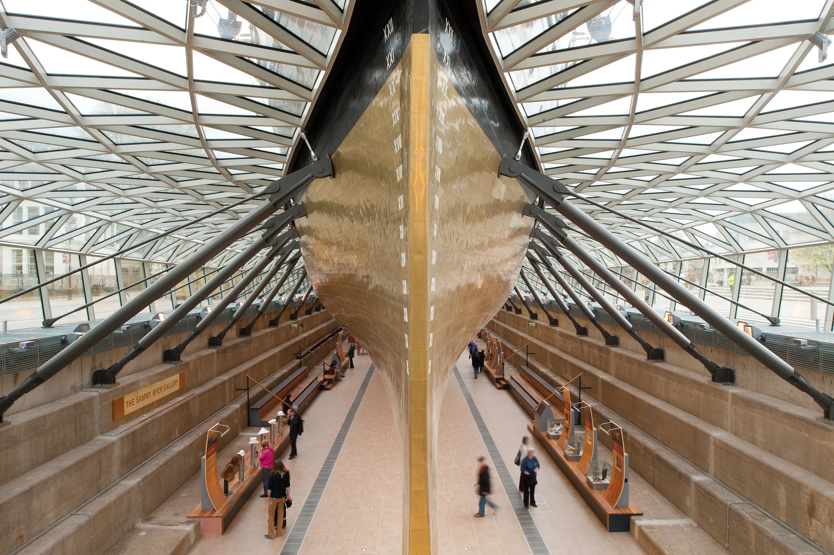 Buro Happold won the Education and Healthcare Structures award for the Cutty Sark conservation project in London (Photo: Jim Stephenson)