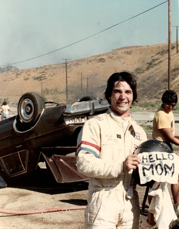 Decades as a professional stuntman have seen Braun upside down in exploding cars many times